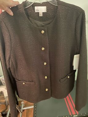 Chocolate brown blazer